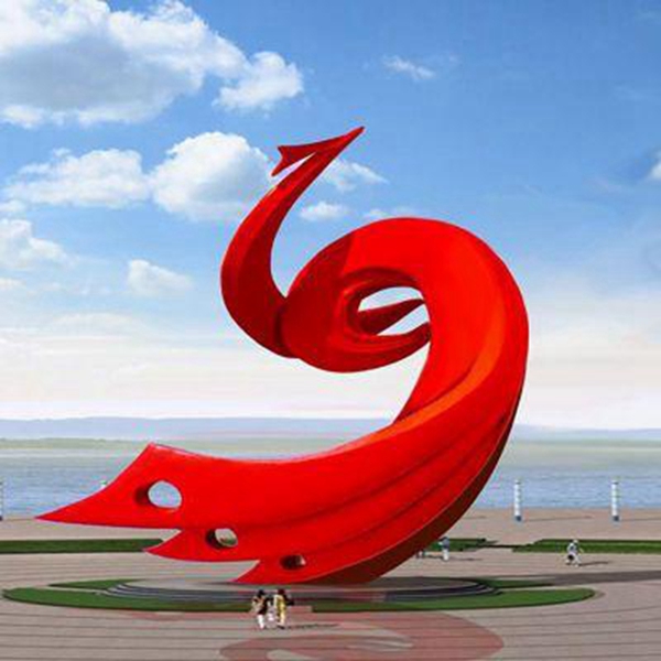 不锈钢凤凰雕塑