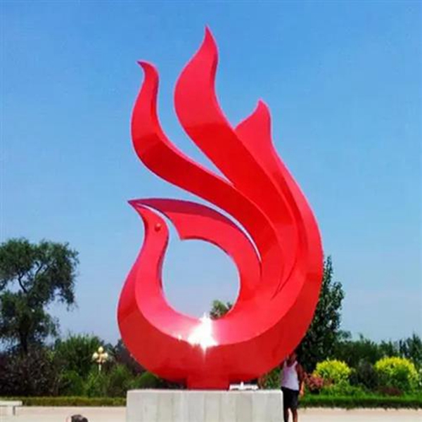 不锈钢凤凰雕塑