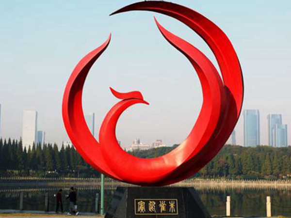 不锈钢凤凰雕塑