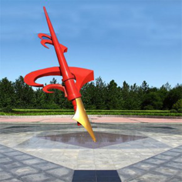 不锈钢钢笔雕塑