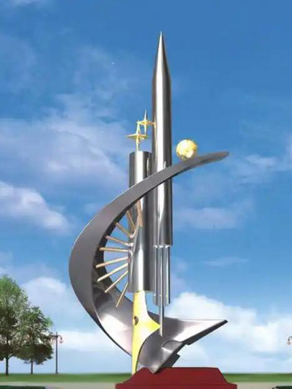 不锈钢钢笔雕塑