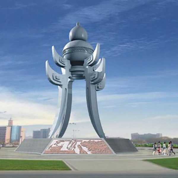 不锈钢葫芦雕塑