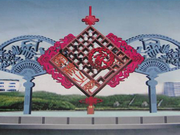 不锈钢剪纸雕塑