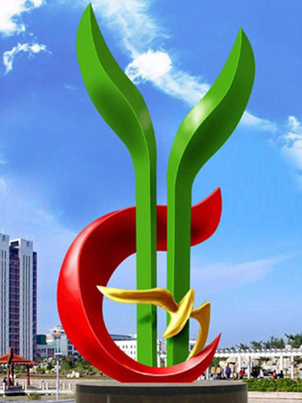 不锈钢校园雕塑