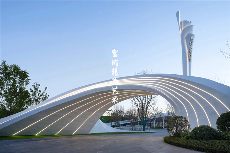 1609739318857390.jpg 云南昆明万科公园城市大门及灯塔(图9)