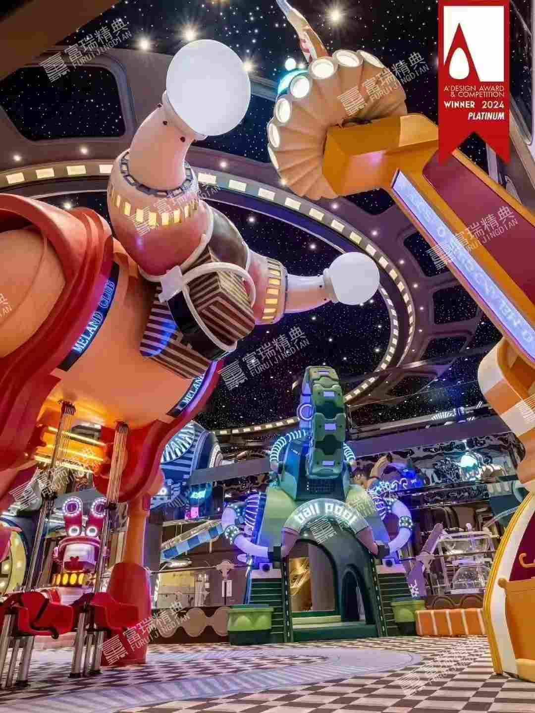 北京五棵松室内玻璃钢美陈雕塑(图4)