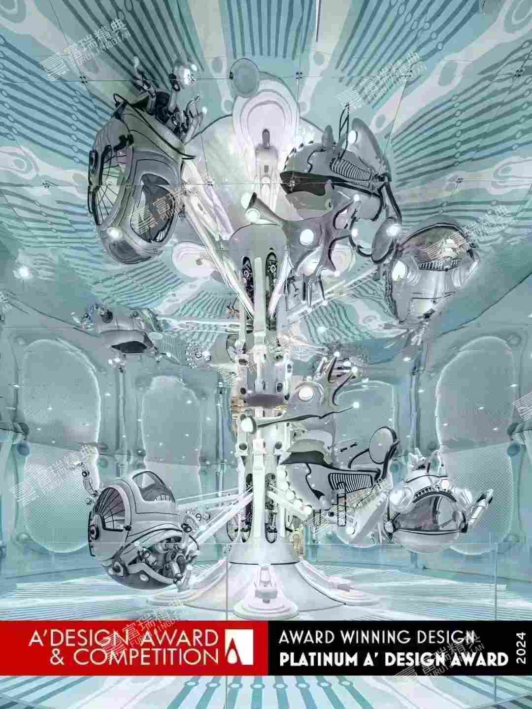 北京五棵松室内玻璃钢美陈雕塑(图6)