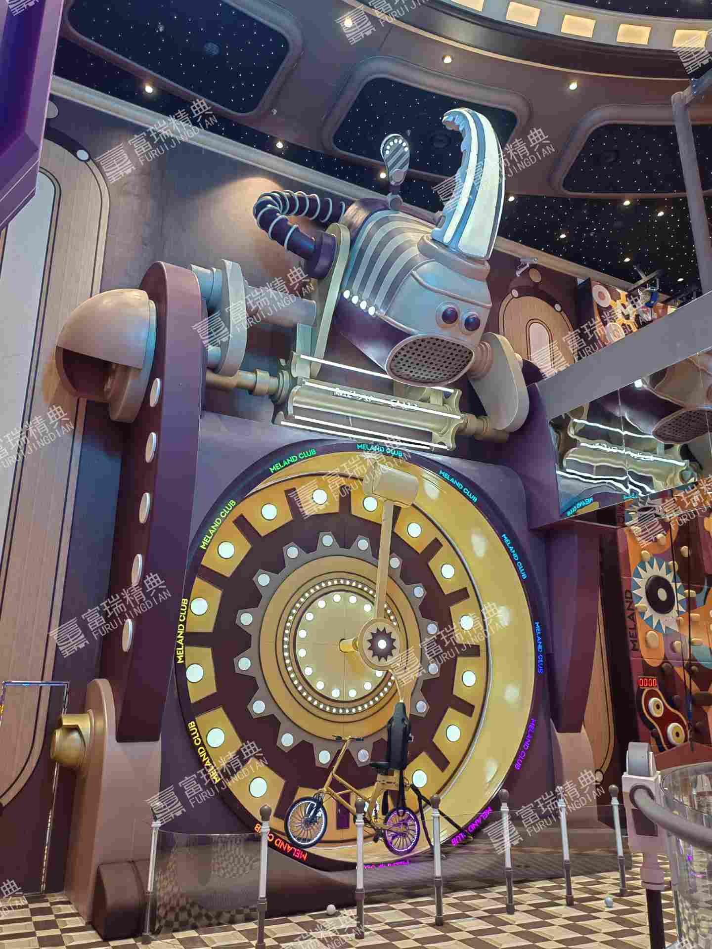 北京五棵松室内玻璃钢美陈雕塑(图10)