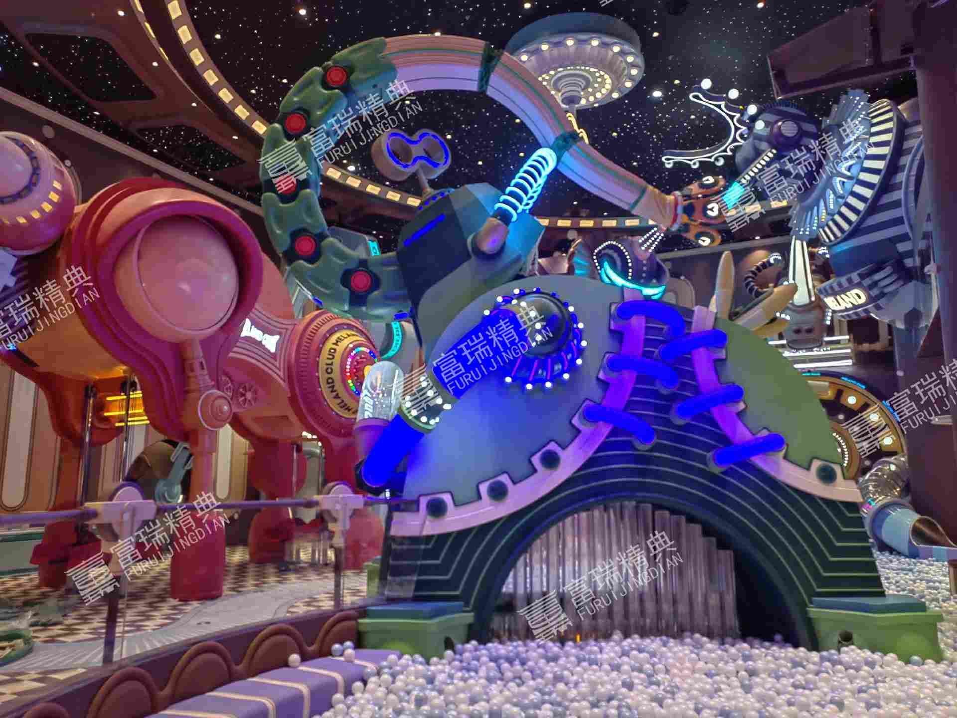 北京五棵松室内玻璃钢美陈雕塑(图14)