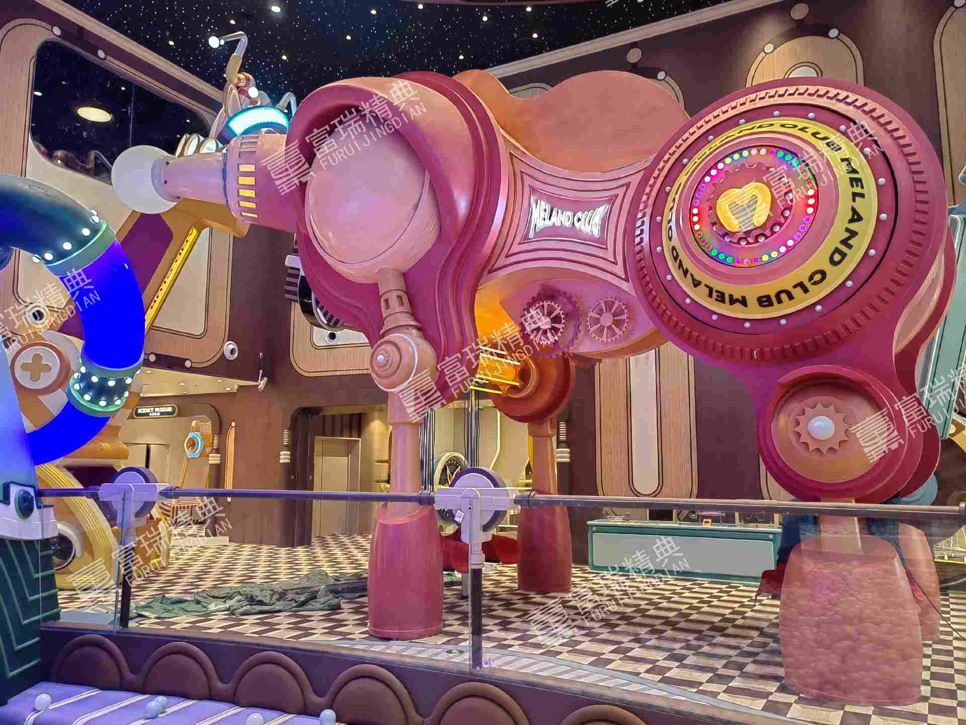 北京五棵松室内玻璃钢美陈雕塑(图17)