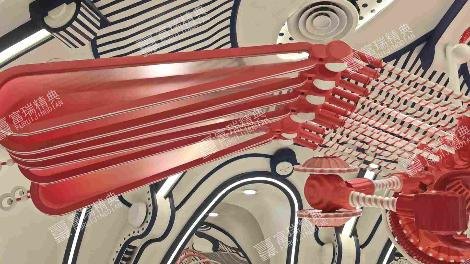 北京五棵松室内玻璃钢美陈雕塑(图19)