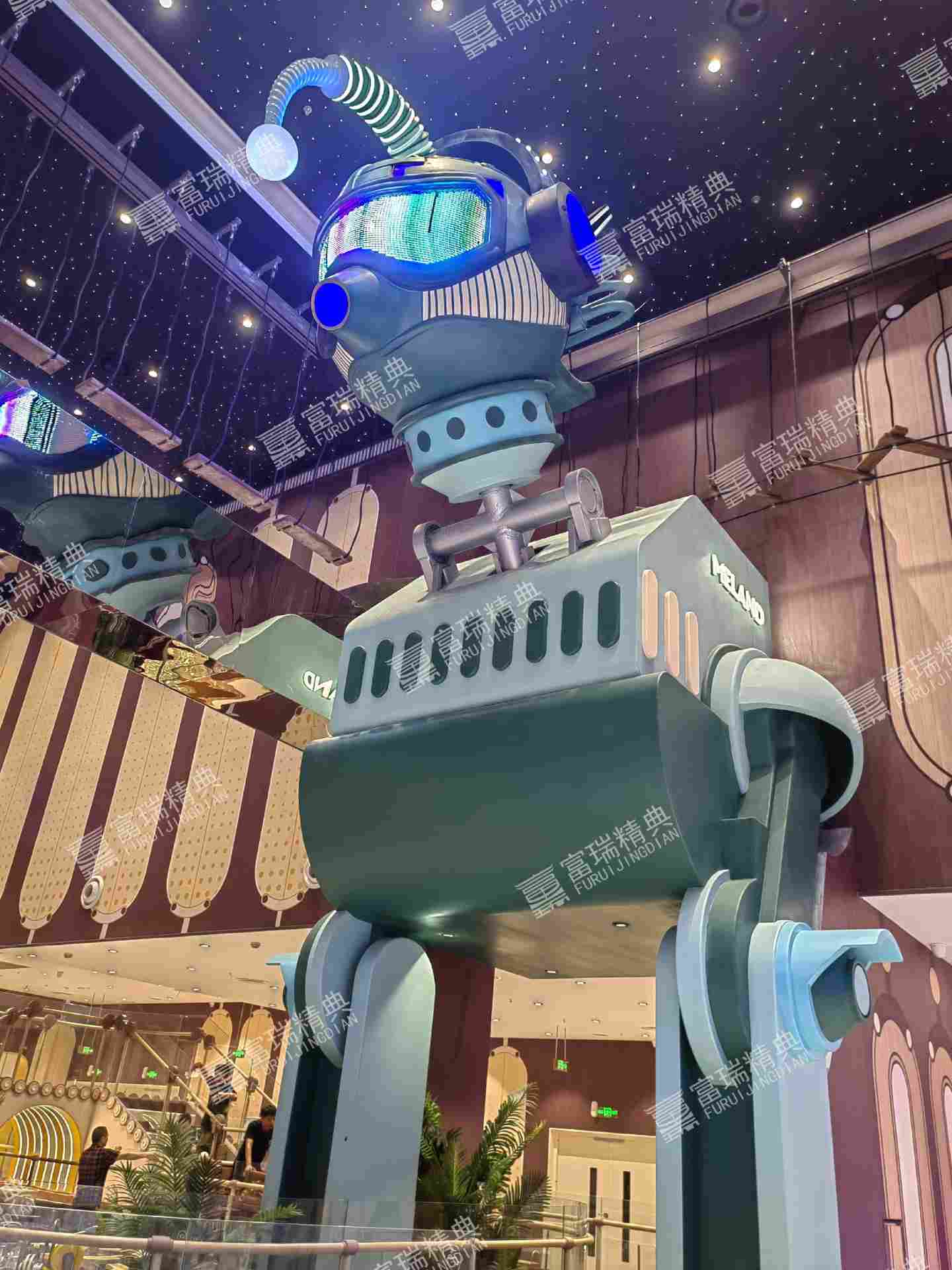 北京五棵松室内玻璃钢美陈雕塑(图23)