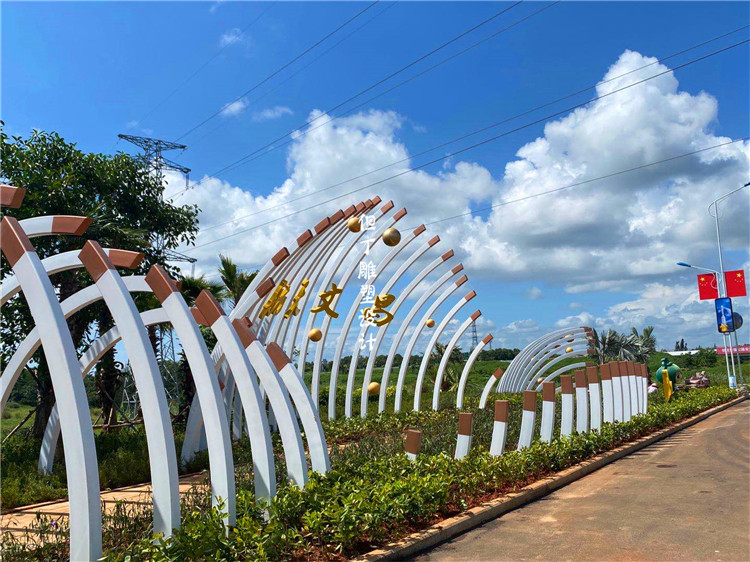 富瑞精典——海南文昌文琼高速公路雕塑(图7)