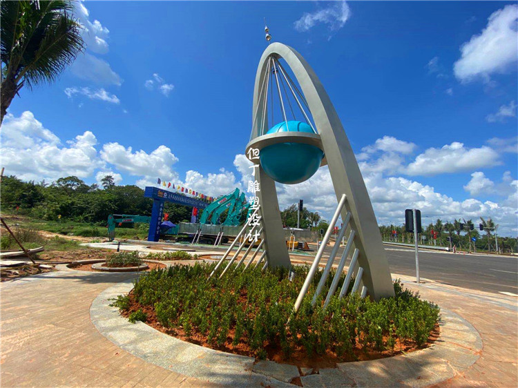富瑞精典——海南文昌文琼高速公路雕塑(图16)