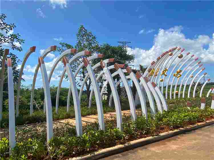 富瑞精典——海南文昌文琼高速公路雕塑(图17)