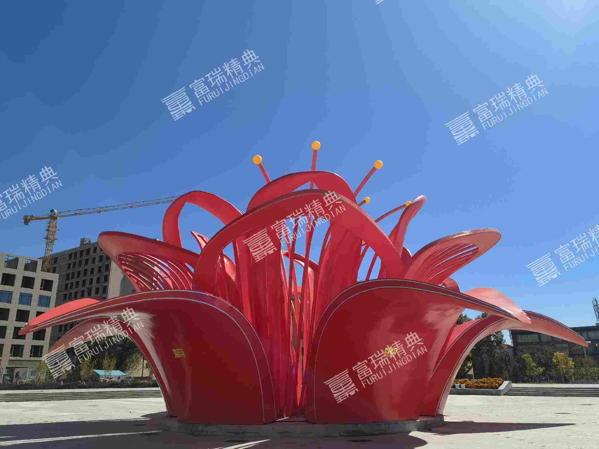 新疆昭苏石榴籽公园不锈钢雕塑(图6)