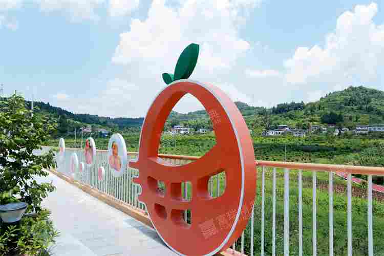 四川南充高坪乡村振兴不锈钢雕塑(图18)