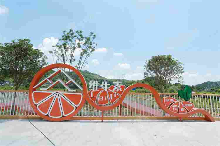 四川南充高坪乡村振兴不锈钢雕塑(图19)